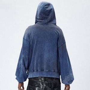 Men's 100% Cotton Full <b>Zip</b> Hoodie Fleece Sweatshirt Regular Fit <b>Zip</b> Up <b>Hooded</b> Jacket for Winter Casual Wear - Product Image 4