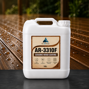 Revêtement céramique nano extérieur AR-3310F pour bois avec formule imperméable anti-termites et résistance à la chaleur 400°C pour les installations publiques en bois - Product Image 1