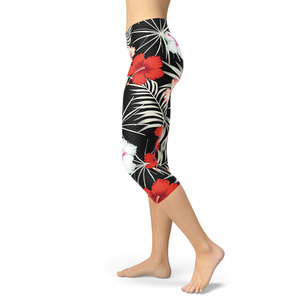 Vêtements de sport pour femmes à imprimé floral, fabrication directe d'usine, pantalon de yoga à taille haute et serré avec poche, leggings sexy - Product Image 5