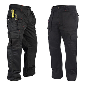 Pantalones de Trabajo Industriales Impermeables para Todo Clima, Construcción de Tela Resistente con Bolsillos con Cremallera Seguros para Uso en Exteriores - Product Image 1