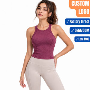 Trendy 2025 Spring Collection Women's Short Sleeve T-Shirt Casual Hot Girl Cotton Washed Tank <b>Top</b> - Product Image 1
