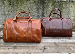 Bolsas de Viaje de Fin de Semana Casuales de Cuero Genuino de Moda para Unisex, Bolsa de Gimnasio GYM-0284, Cómoda y Fácil de Transportar, Variedad de Colores - Product Image 4