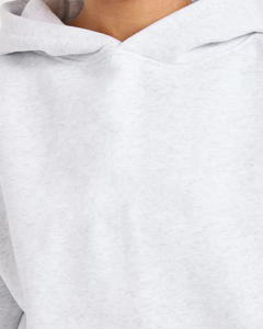 Sudaderas con capucha y cuello redondo para mujer, de alta calidad, al por mayor, con logo frontal personalizado, mangas caídas, puños y dobladillo acanalados, cómodas y transpirables - Product Image 2