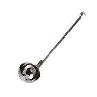 Cuillère à poudre en acier inoxydable KEIFU pour usage professionnel dans les outils à café et à thé, la préparation de bubble tea
