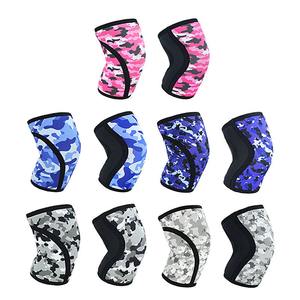 Genouillères de qualité supérieure en silicone imprimé, 5 mm ou 7 mm, en néoprène, pour haltérophilie et musculation - Product Image 3