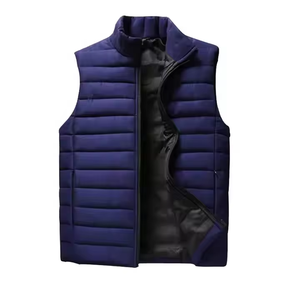 Chaleco Acolchado Informal de Alta Calidad, Transpirable, Ecológico, Ligero, con Logotipo Personalizado Bordado, Impermeable y Resistente al Viento para Hombre - Product Image 5