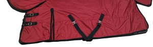 Nouvelles couvertures d'hiver pour chevaux en ripstop faites à la main avec couvre-cou amovible, imperméables - Product Image 2