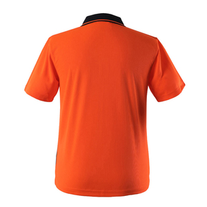 Wholesale RAPID SPORTS Men's Hi-<b>Vis</b> Short Sleeve Moisture Wicking Solid Working <b>T</b>-<b>shirt</b> Collared Workwear Quickdry Breathable - Product Image 2