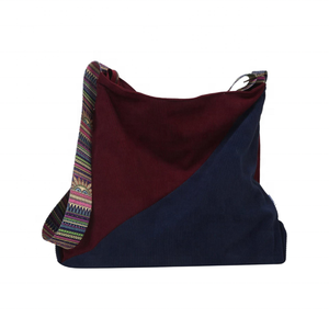 Último diseño reciclable indio bohemio bolso de mano Dropshipping personalizado ligero 100% algodón uso diario bolsas bordadas sólidas - Product Image 1