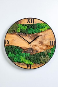 Minimalist Wooden <b>Clock</b> Silent Wall Timepiece with Natural Wood Grain for Home or Workspace Use - Product Image 6