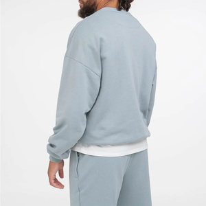 Sweat-shirts d'hiver épais pour hommes, personnalisables avec logo, en molleton surdimensionné, tricotés décontractés à manches longues – Meilleures ventes en gros - Product Image 3