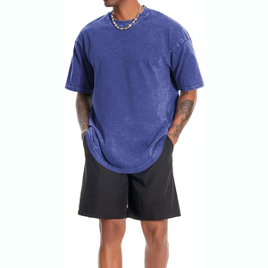 Camisetas de Hombre de Punto 100% Algodón, de Secado Rápido, Ligeras, Ajustadas, Transpirables, con Diseño Sólido, Novedad en Tendencia - Product Image 5