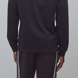 T-shirts personnalisables en gros 2026 pour hommes – Unis, style Hip Hop / Oversize, 100 % coton, manches longues, col rond, respirants, écologiques - Product Image 5