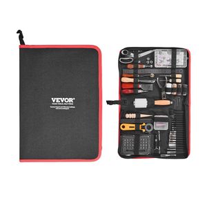 Borsa Portatile in Tela per Kit di 61 Utensili per Lavorazione del Cuoio, per Incisione, Punzonatura, Stampa e Levigatura, Accessori per Artigianato in Pelle - Product Image 1