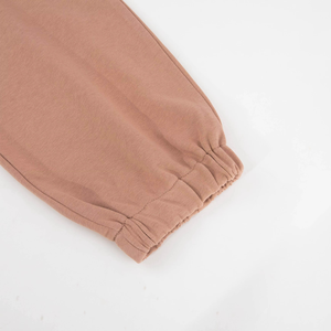 Men's Solid Color Knitted Sweatpants Elastic Waist Cuffs Casual Jogger <b>Pants</b> Midweight Plain Dyed Style - Product Image 6