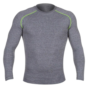 Haut de protection anti-UV à manches longues pour homme, coupe confortable, respirant, séchage rapide, tissu écologique pour le surf et la natation - Product Image 5