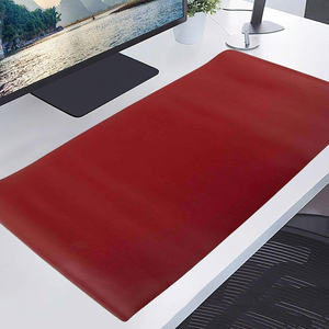 Leather <b>desk</b> pad <b>large</b> office mouse pad, non-slip, double-sided Leather Blotter - Product Image 2