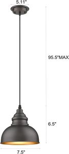 Eco Friendly Metal Pendant Lamp Decorative Hanging <b>Ceiling</b> Fixture For Contemporary Dining Room <b>Lighting</b> - Product Image 4