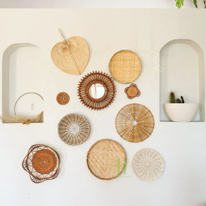 HNH Craft, Cestas colgantes de pared Multicolor personalizadas, diseño Art Deco de moda para sala de estar, decoración del hogar, decoración de pared - Product Image 6