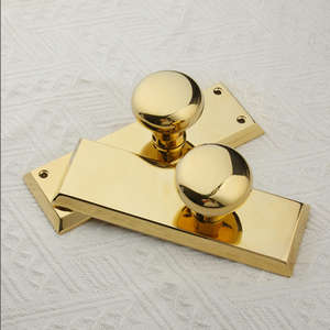 Poignée de porte en laiton massif personnalisée, design moderne, pour hôtel, villa, chambre, salon, extérieur – Nouvelle collection, vente chaude - Product Image 3