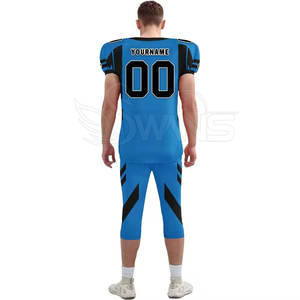 ชุดยูนิฟอร์มอเมริกันฟุตบอลคุณภาพสูง ทนทาน ระบายอากาศได้ดี ผลิตจากโพลีเอสเตอร์ สามารถปรับแต่งได้ - Product Image 6