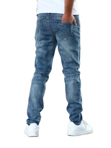 Pantalon en jean décontracté pour homme, mi-extensible, adouci, de haute qualité, écologique, coupe-vent, 4 saisons - Product Image 3