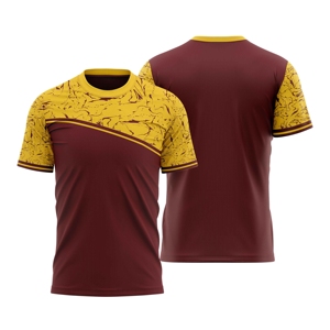 Custom Full Sublimation <b>T</b>-<b>Shirt</b> Manufacturer | Men Women Adult Sizes | Lightweight Quick Dry Short Front Training Sportswear - Product Image 3