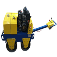 Rouleau compacteur à double tambour de qualité supérieure pour la compactation du sol et de l'asphalte, destiné aux projets de construction et de réparation routière