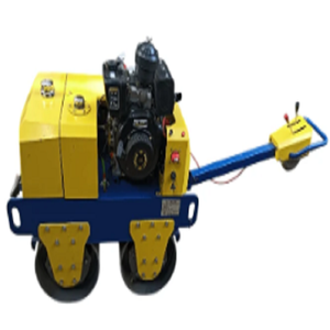 Rodillo compactador de doble tambor de primera calidad para la compactación de suelo y asfalto en proyectos de construcción y reparación de carreteras - Product Image 1