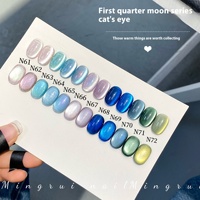 Vernis à ongles gel Mobray Glitter Galaxy Cat Eye pour manucure gel en salon et nail art DIY à domicile, kit de vernis gel Cat Eye OEM ODM