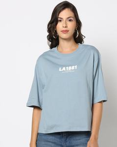 Camiseta de Corte Cuadrado para Mujer, Proveedor OEM, Camiseta de Manga Corta Relajada, Colores Personalizados y Logotipo Impreso Disponible en Suministro al por Mayor - Product Image 4