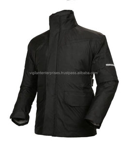 Nouvelle veste de pluie pour homme, grande taille, automne, en fourrure de mouton, tissée, respirante, col montant, pour les activités sportives de plein air - Product Image 1