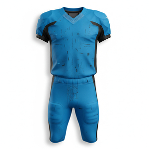 Uniformes de football américain professionnels personnalisés avec broderie en twill, maillot en maille haute performance pour les matchs d'équipe - Product Image 1