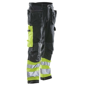Pantalon de sécurité haute visibilité personnalisé ODM, vêtements de travail réfléchissants, vêtements de travail pour entrepôt, vêtements de travail industriels, fabricant de vêtements de travail avec poches pour la sécurité - Product Image 5