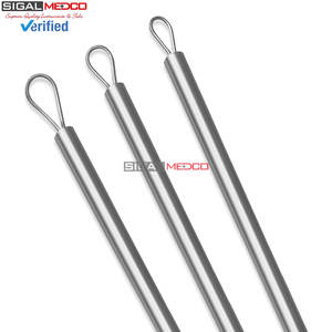 Kit de nettoyage d'oreilles professionnel en acier inoxydable, certifié CE, réutilisable et sûr, pour l'élimination manuelle du cérumen de qualité médicale - Product Image 4