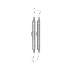 Sonda Dental de Acero Inoxidable de Doble Punta, Instrumento de Exploración para Cuidado Bucal - Product Image 1