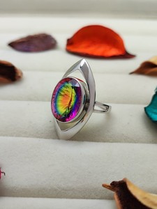 Anillo de Cuarzo Místico, Joyería Encantadora con Piedras Preciosas Naturales, Elegante Anillo de Cóctel para Mujer, Regalo Único Hecho a Mano - Product Image 5