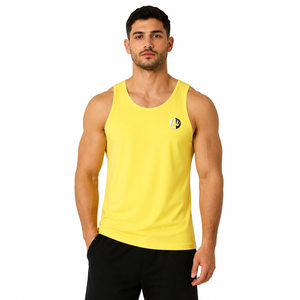 Durable stitching supports active use while Man Tank <b>Top</b> with secure fit for fitness sessions and summer <b>walks</b> daily wear - Product Image 1