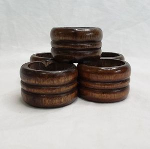 Anneaux à serviettes en bois personnalisés et porte-serviettes en bois, accessoires décoratifs pour banquets et hôtels à prix très raisonnable - Product Image 6