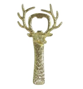 Ouvre-bouteille élégant en forme de tête de cerf, en laiton, outil de bar fonctionnel, adapté à la cuisine et aux restaurants, vente en gros depuis l'Inde - Product Image 5