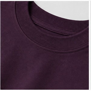 T-shirt Homme Col Rond Manches Courtes Surdimensionné en Coton Épais Structuré Personnalisé MTS-OVR-0040 - Product Image 6