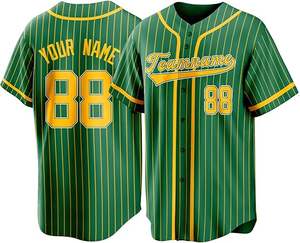 Camiseta de Béisbol Sublimada de Primera Calidad, Personalizable, Transpirable, Talla Grande, Manga Corta - Product Image 2