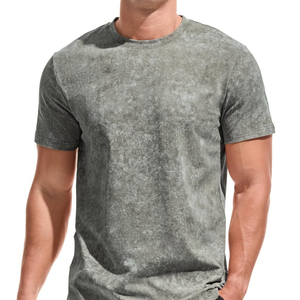 Adjustable Rate Men Acid Wash T-Shirt Fully Customized <b>Designs</b> 100% Cotton High Quality Anti-Pilling & Quick Dry Premium Quality - Product Image 4