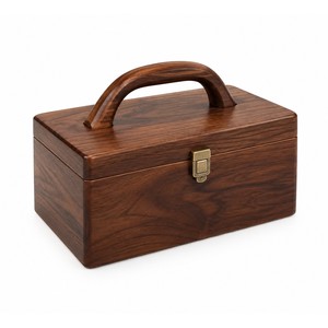 Caja de Madera de Nogal Hecha a Mano para Cigarros al por Mayor - Solución de Almacenamiento Premium - Product Image 1