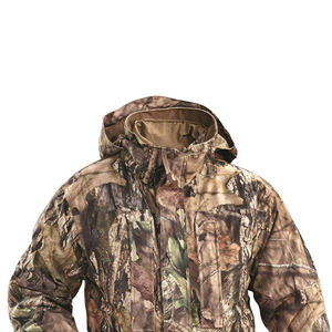 Veste de chasse imperméable à capuche pour homme, coupe-vent, chaude pour l'hiver, en polyester, avec logo personnalisé - Product Image 5