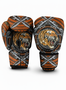 รับผลิตถุงมือชกมวยหนัง PU แบบกำหนดโลโก้ส่วนตัว สำหรับฝึกซ้อม ต่อยมวย MMA มวยไทย คิกบ็อกซิ่ง อุปกรณ์ป้องกัน - Product Image 4