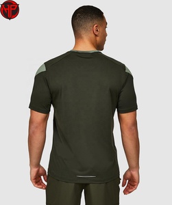 Conjunto de camiseta y pantalones cortos deportivos de algodón al por mayor, conjunto de 2 piezas para gimnasio, traje deportivo de talla grande para hombre. - Product Image 5