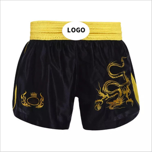 กางเกงกีฬาคุณภาพสูง Seamrewear สกรีนโลโก้ได้ตามสั่ง กางเกงออกกำลังกายสำหรับผู้ชาย MMA มวยไทย คิกบ็อกซิ่ง กางเกงฝึกซ้อมศิลปะการต่อสู้ - Product Image 1