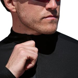 <b>Mens</b> Mock Neck Performance Training Top Long Sleeve Athletic Compression <b>Pullover</b> Gym Running Sportswear Shirt - Product Image 2
