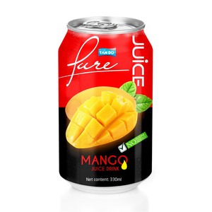Bebida de Jugo de Frutas Enlatada OEM de 330 ml, Sabor Maracuyá, Naranja, Mango, Piña y Kiwi, Bebida Natural, Fabricante y Proveedor de Marca Privada - Product Image 3